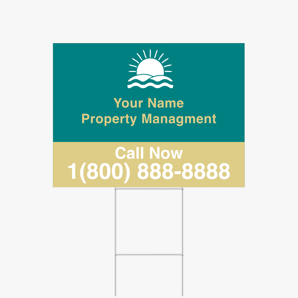 Custom H-Stake Yard Sign